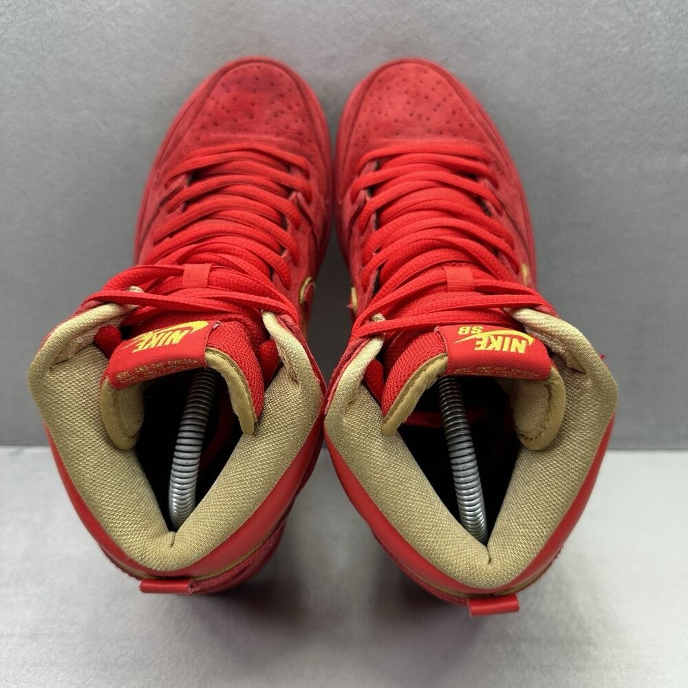 Nike SB Dunk High Premium Mens Size 8.5 Shoes Chinese New Year Red CNY 2014 - Picture 6 of 10